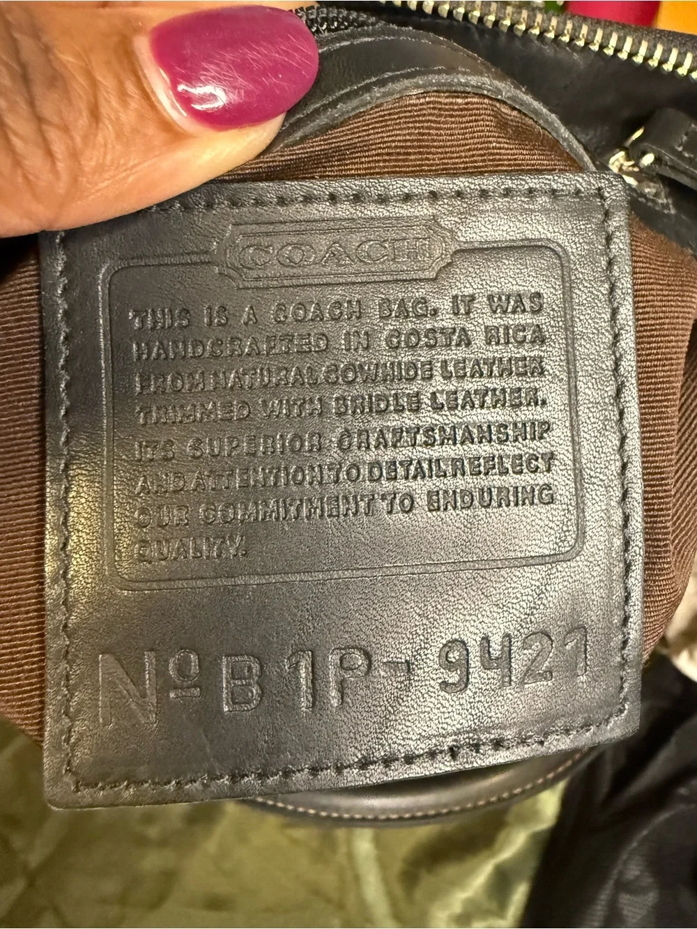 Coach Bonnie’s Legacy Mini Boston Satchel – Black Leather | Style 9421